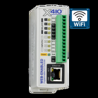 Web-Enabled Controller I/O: 4 Relays, 4 Digital Inputs, 1-Wire Bus (Up to 16 temp/humidity sensors) PS: 9-28VDC - WiFi-Enabled Remote Monitoring